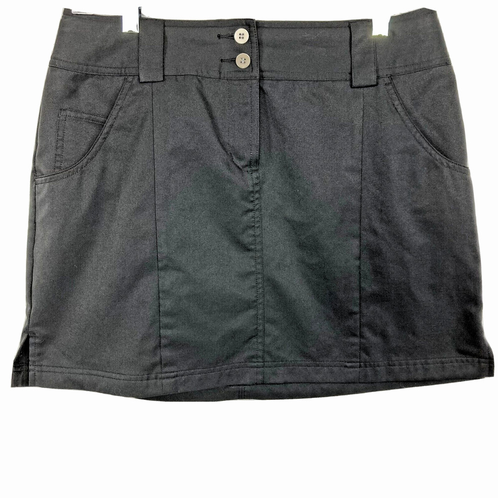 Adidas Skirt Womens Sz 6 Black Active Mini Hiking Outdoor Lightweight Athletic